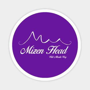 Wild Atlantic Way Apparel - Mizen Head, white text Magnet